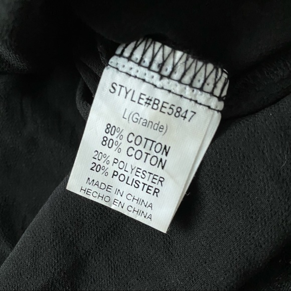 Black Cold Shoulder Semi Cropped Top - Picture 6 of 10